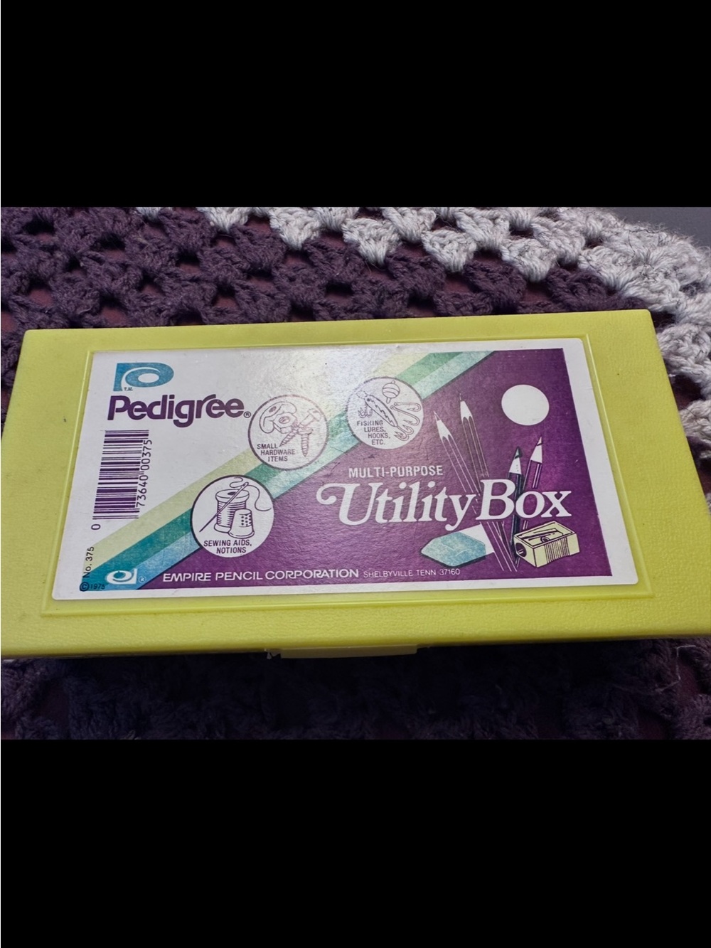 Pedigree Multi-Purpose Utility Box vintage